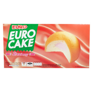 Euro Cake Erdbeer Thai Biskuit Küchlein mit...