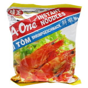 A-One Instantnudeln Shrimps Geschmack Mi Tom 10x85g