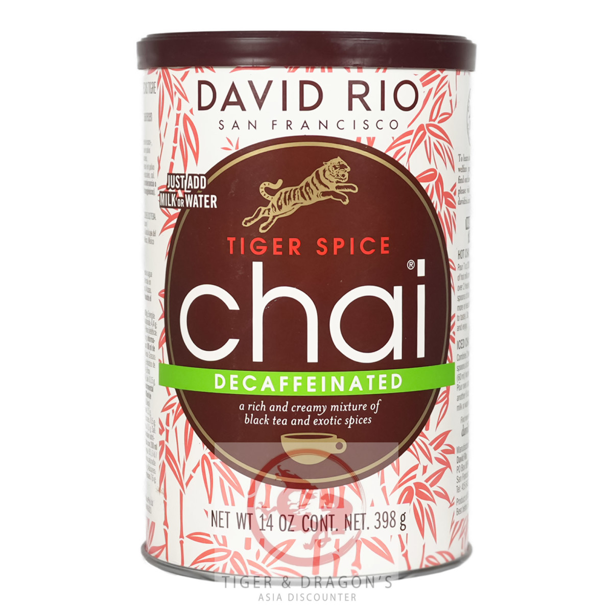 David Rio Chai Tea Tiger Spice DECAF 398g