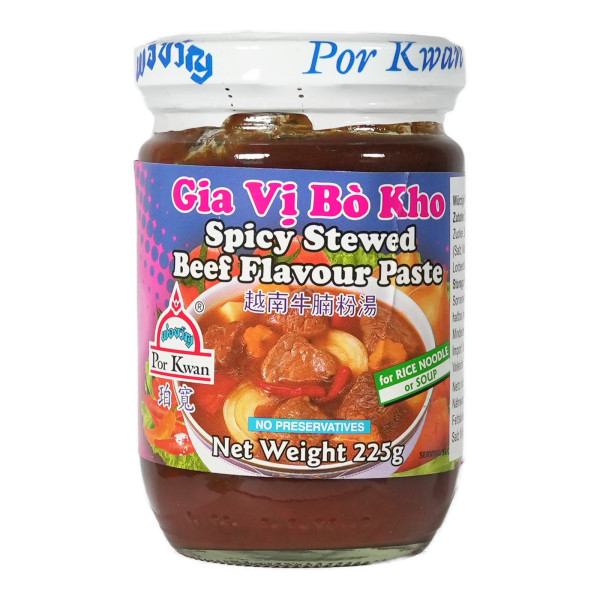 Por Kwan Paste für Vietnamesisches Gulasch Gia Vi Bo Kho 225g