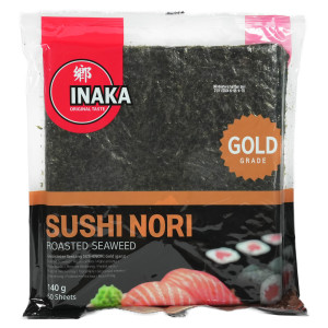 Inaka Sushinori Gold Sushi Nori Bl&auml;tter 140g...