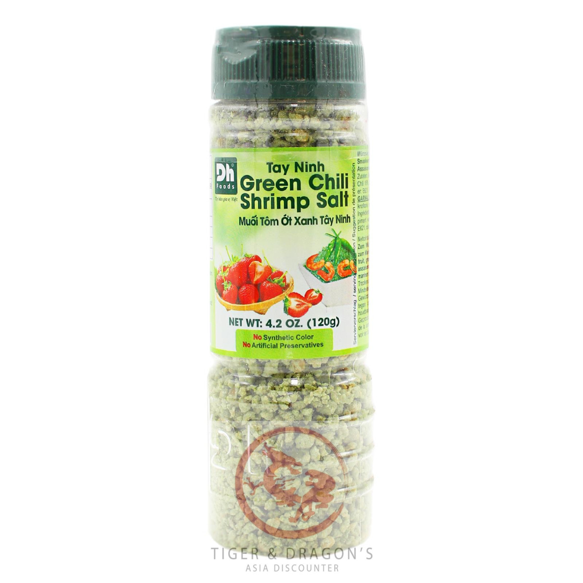 !! DH Foods Green Chili Shrimp Salt Muoi Tom Ot Xanh 120g