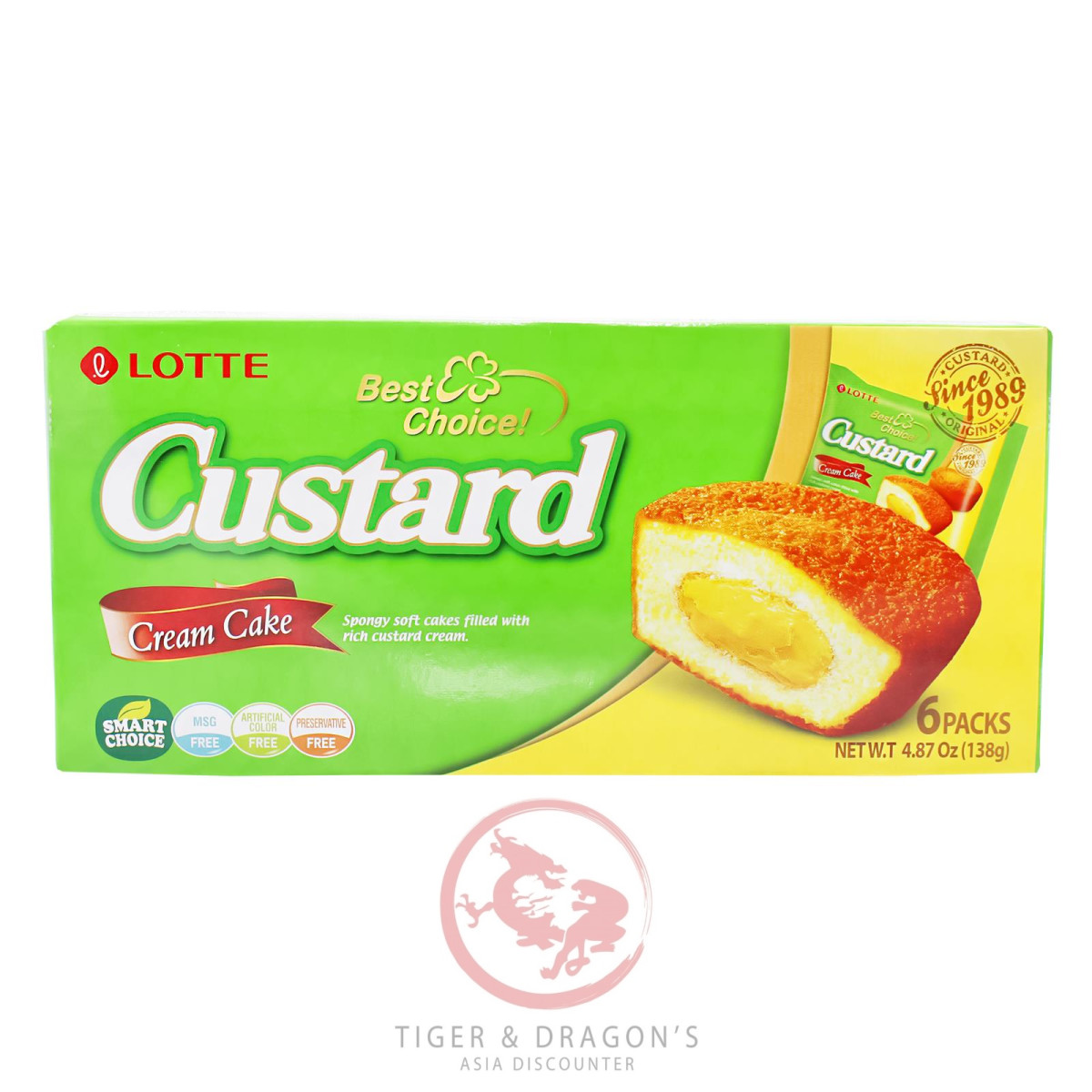 Lotte Custard Cake 138g