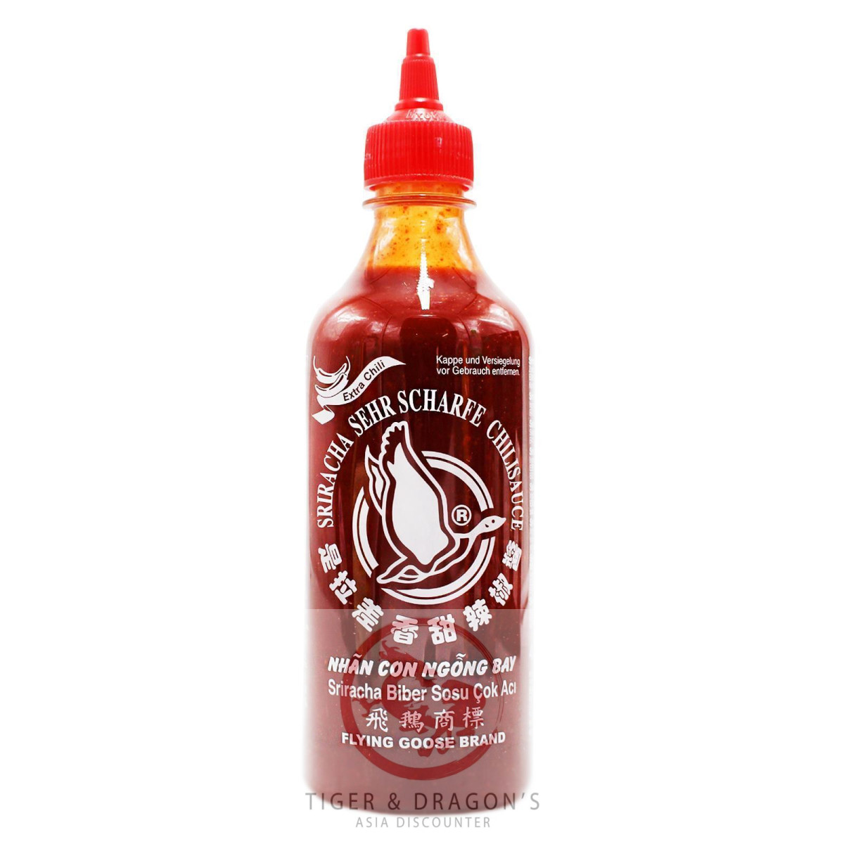 Flying Goose Hot Sriracha Chilisauce sehr scharf (roter...