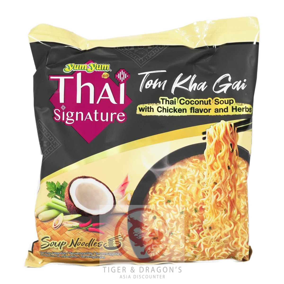 Yum Yum Instantnudeln Thai Coconut Huhn Geschmack 100g