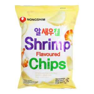 10x75g Nong Shim Shrimps Flavoured Chips (Papa Vo&reg;)