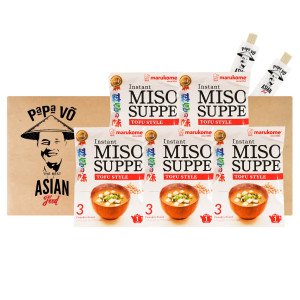 Marukome Misosuppe Tofu Style 5x57g (=15Portionen) (Papa...