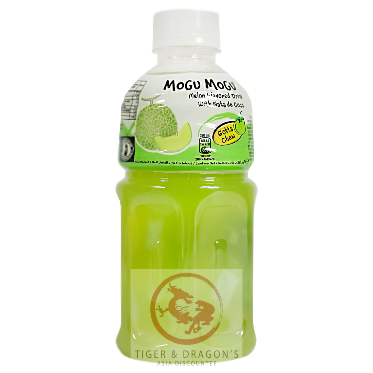Mogu Mogu Getränk Melonen Geschmack mit Nata de Coco...