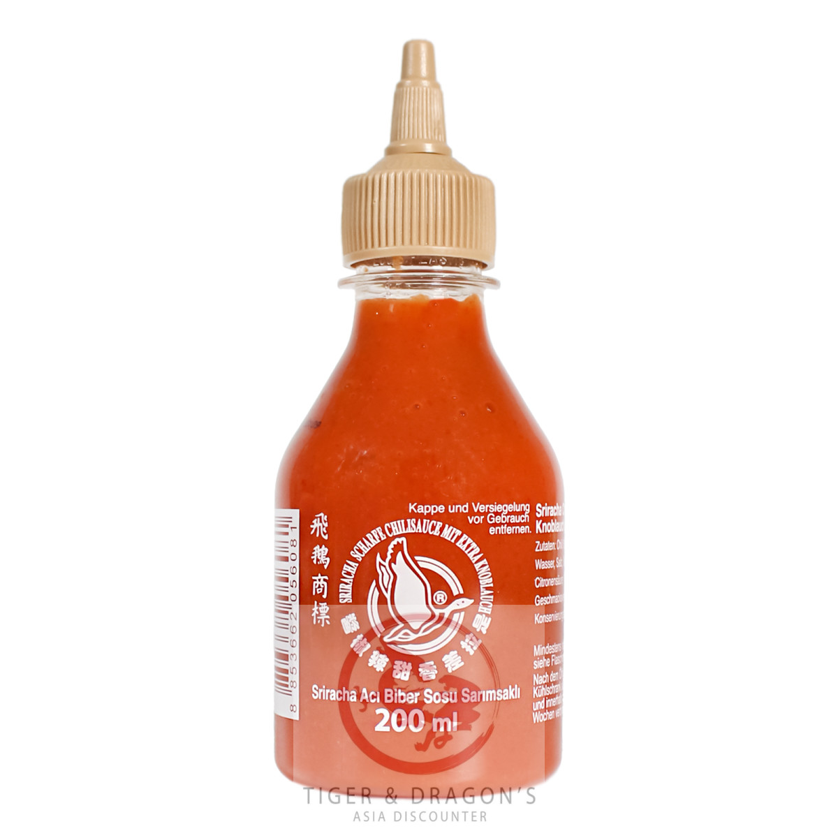 FG Sriracha Chillisauce mit Knoblauch 200ml
