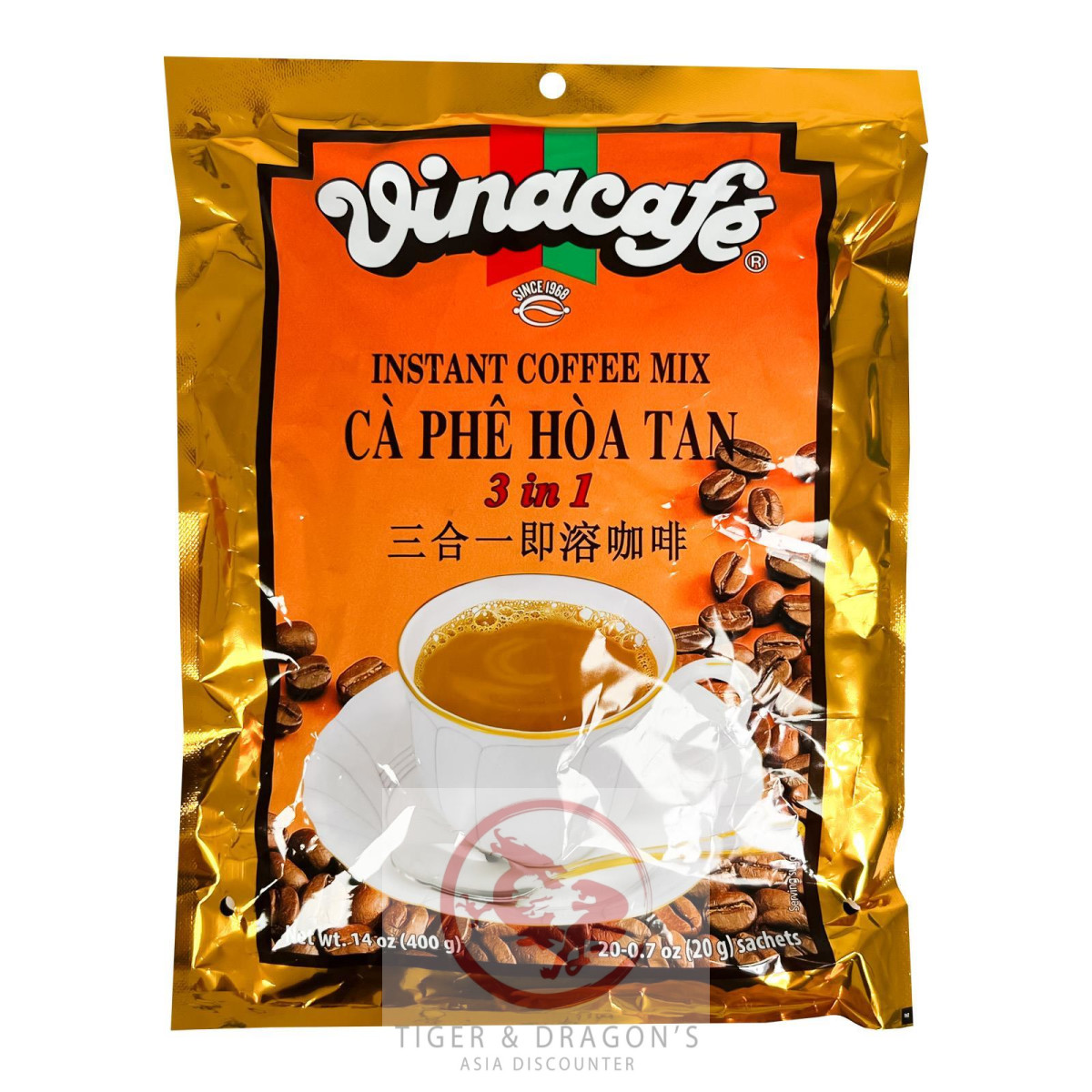 Vinacafe Instant Kaffee Mix 3in1 400g