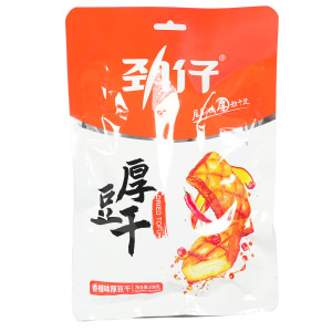 Jin Zai Getrockneter Tofu Snack scharf (würziges Aroma) 10x108g