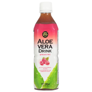 Allgro Aloe Vera Drink Black Tea und Himbeer Geschmack...
