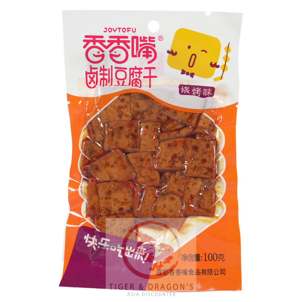 Joytofu Getrockneter Tofu Snack Barbecue Flavor 100g