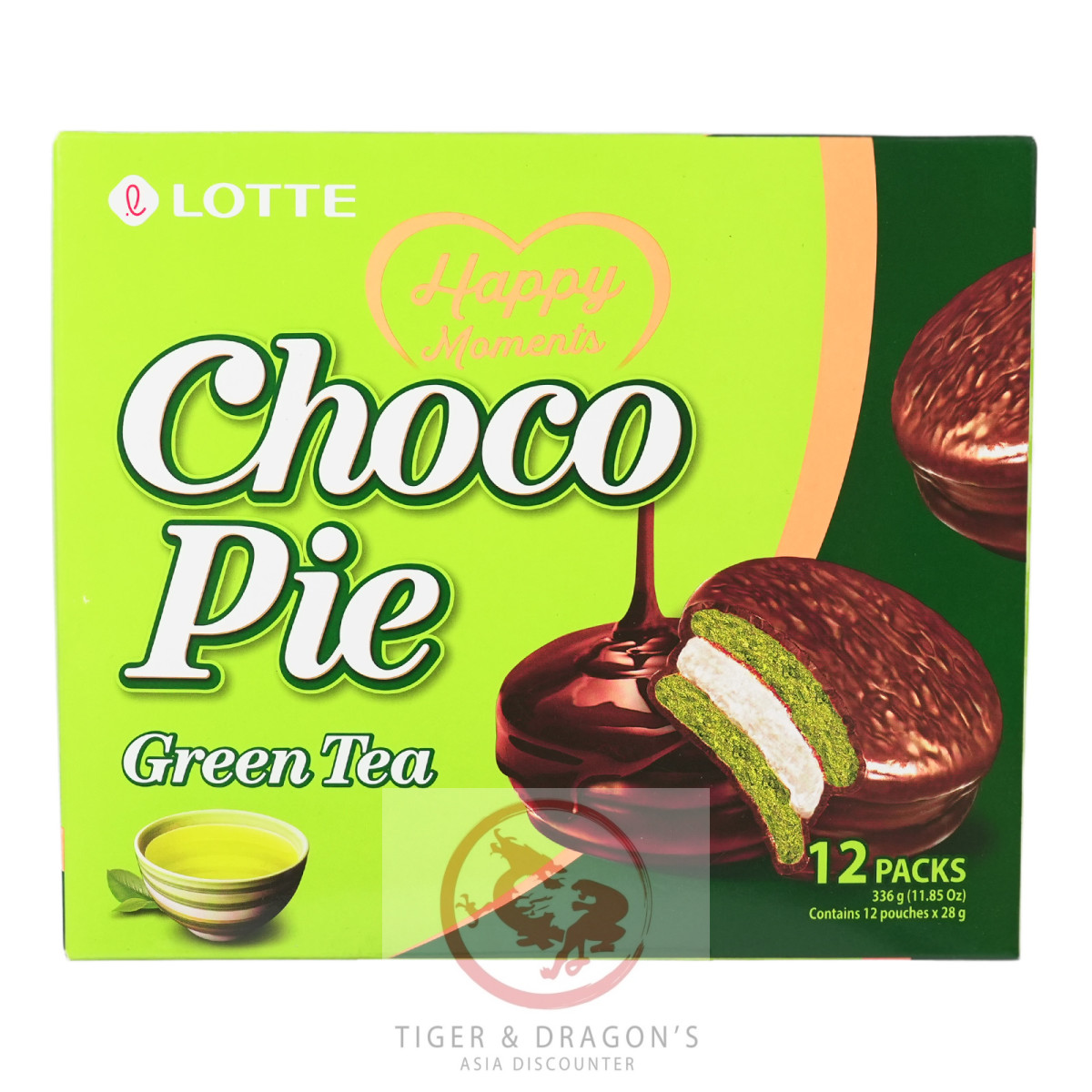 Lotte Choco Pie Grüner Tee 8x336g