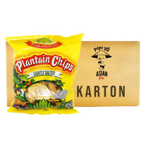 TG Plantain Bananen Chips leicht gesalzen 20x85g