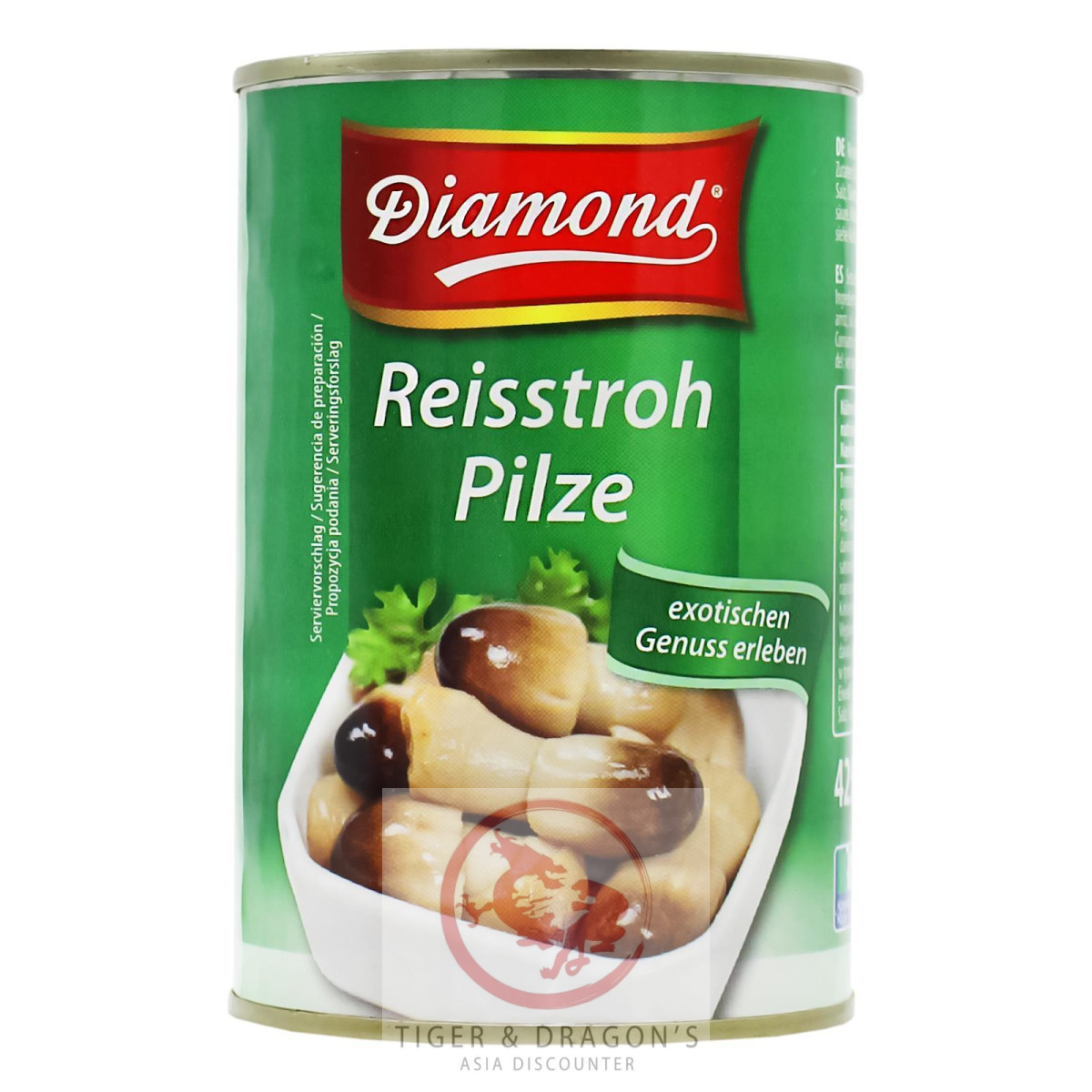 Diamond Reisstroh Pilze 425g/200g