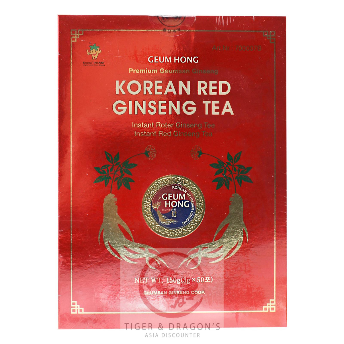 Geumsan Korean Red Ginseng Tea 50x3g