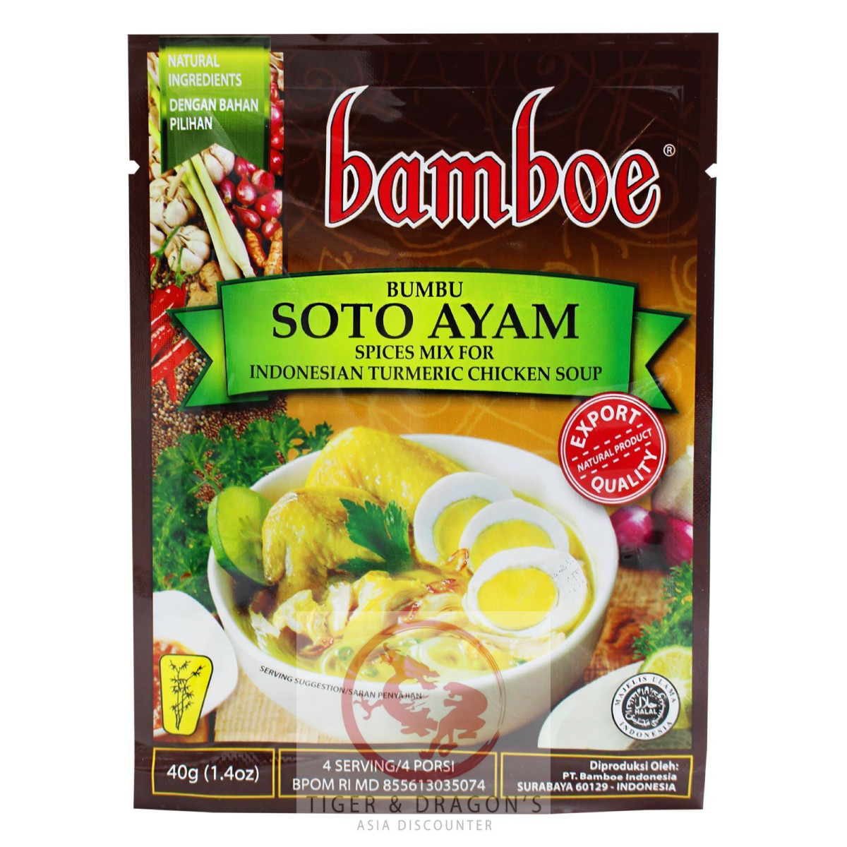 Bamboe Soto Ayam 40g Indonesische Würzmischung...