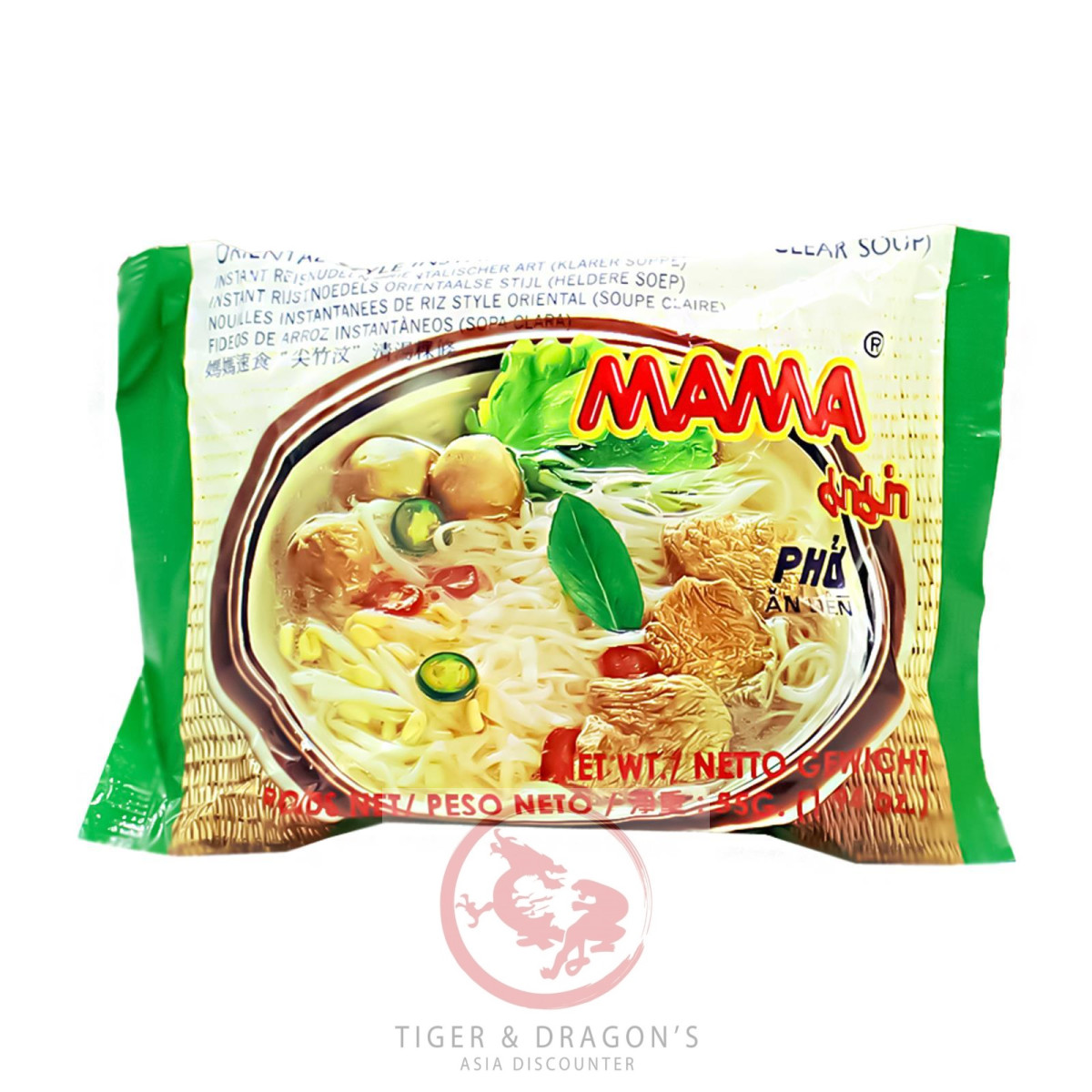 Mama Reisnudeln Chand Instant Pho Suppe 55g