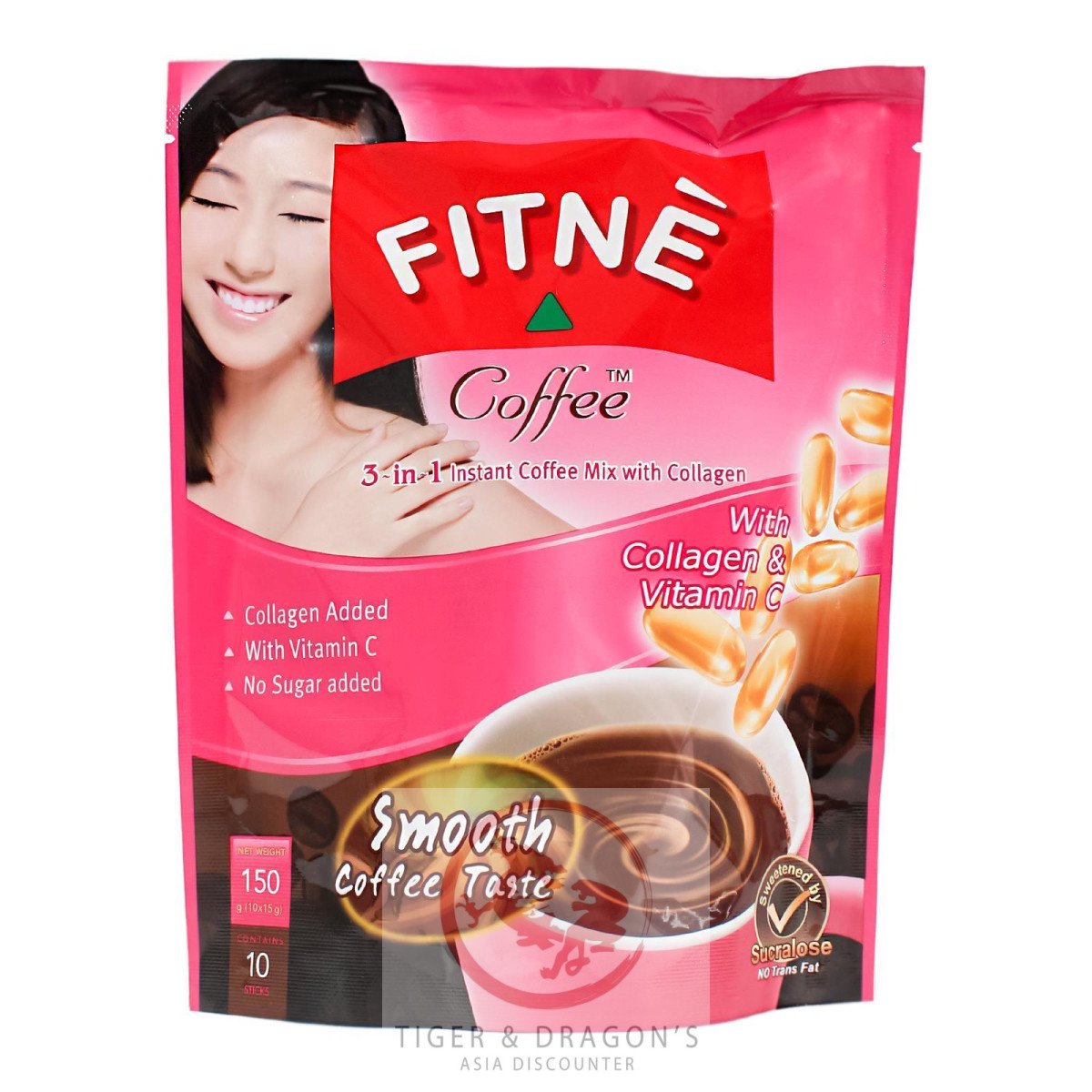 Fitne Coffee mit Collagen & Vitamin C 150g