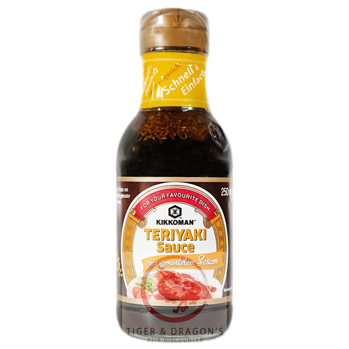 Kikkoman Teriyaki Sauce mit geröstetem Sesam 250ml