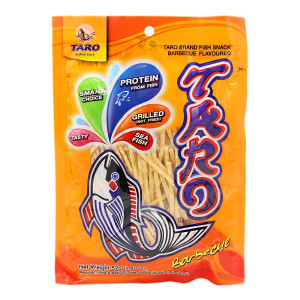 Taro Fish Snack Barbecue Flavour 52g (orange)